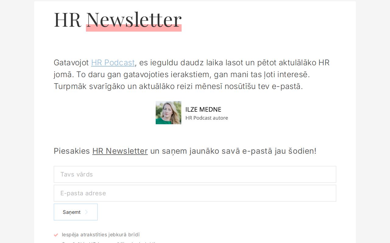 HR Newsletter